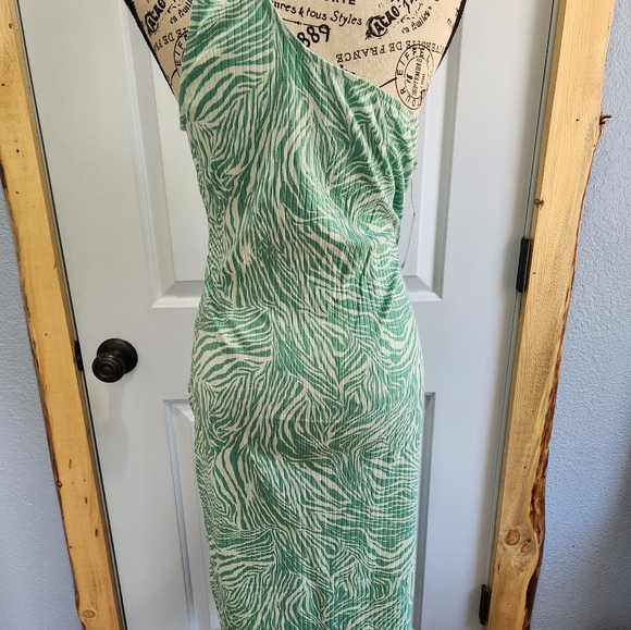 Nine West women's one shoulder midi dress - Picture 7 of 7